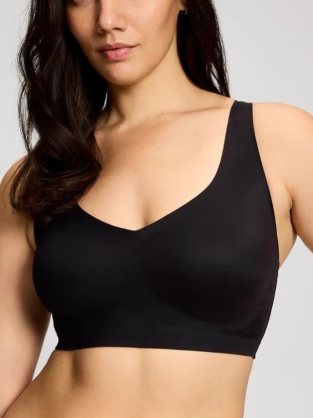 Soma Black Enbliss V-Neck Bralette